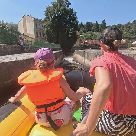 Penzion Zahrada Nad Rekou, Restaurace A Kavarna - Parkovani Gratis Zlatá Koruna المظهر الخارجي الصورة