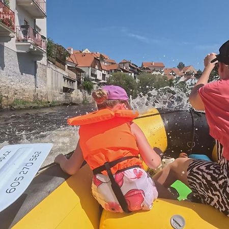 Penzion Zahrada Nad Rekou, Restaurace A Kavarna - Parkovani Gratis Zlatá Koruna المظهر الخارجي الصورة